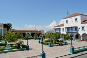 View of Parque Cespedes from Hotel Casa Granda, Santiago de Cuba, Cuba
