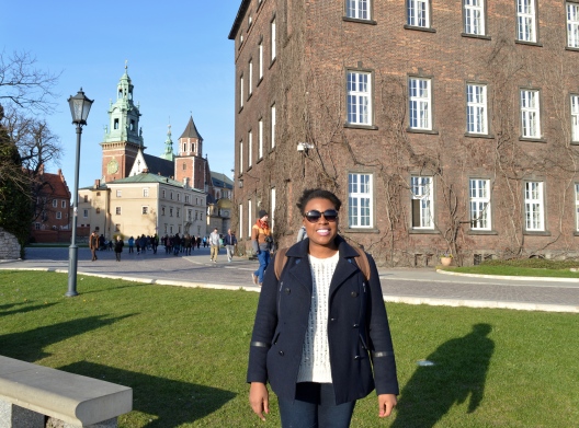 Me at Wawel Castle, Krakow, Poland