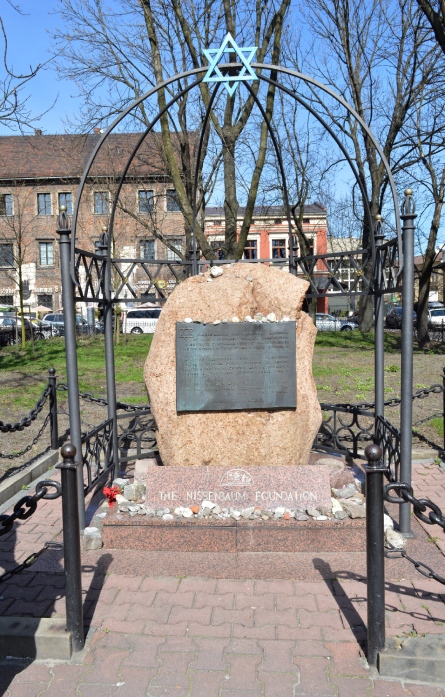 Memorial Stone at Krakow Jewish District, Poland