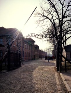 The Entrance to Auschwitz, Poland