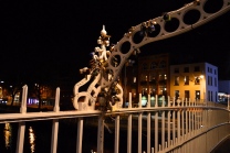 The Padlocks of Ha'Penny Bridge, Dublin, Ireland