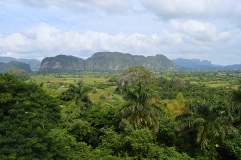 View of Vinales Valley from Hotel Los Jazmines, Cuba