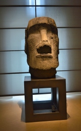 Easter Island Sculpture, Louvre Museum, Paris, France
