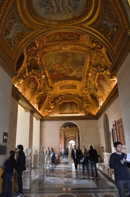 Inside the Louvre Museum, Paris, France