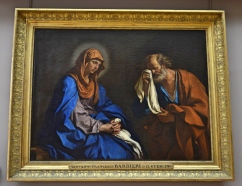 Saint Pierre pleurant devant la Vierge, dit aussi Les Larmes de saint Pierre, Louvre Museum, Paris, France