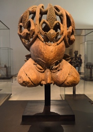 Sculpture Bamendou, Louvre Museum, Paris, France